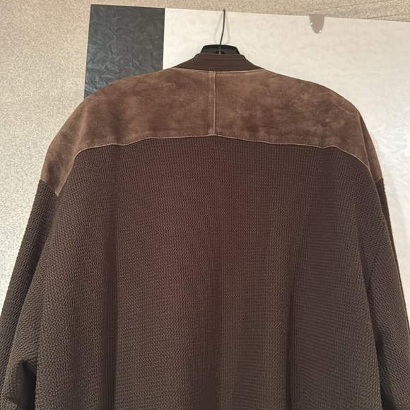 Man’s jacket leather and acrylic, lining polyester.XXL - Picture 8 of 10